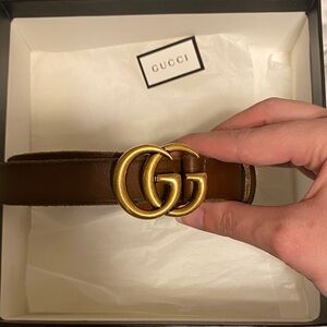 Authentic Brown Gucci Belt